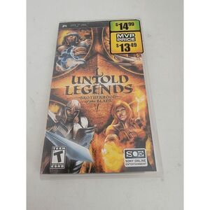 Sony PSP Untold Legends Brotherhood of the Blade Game UMD